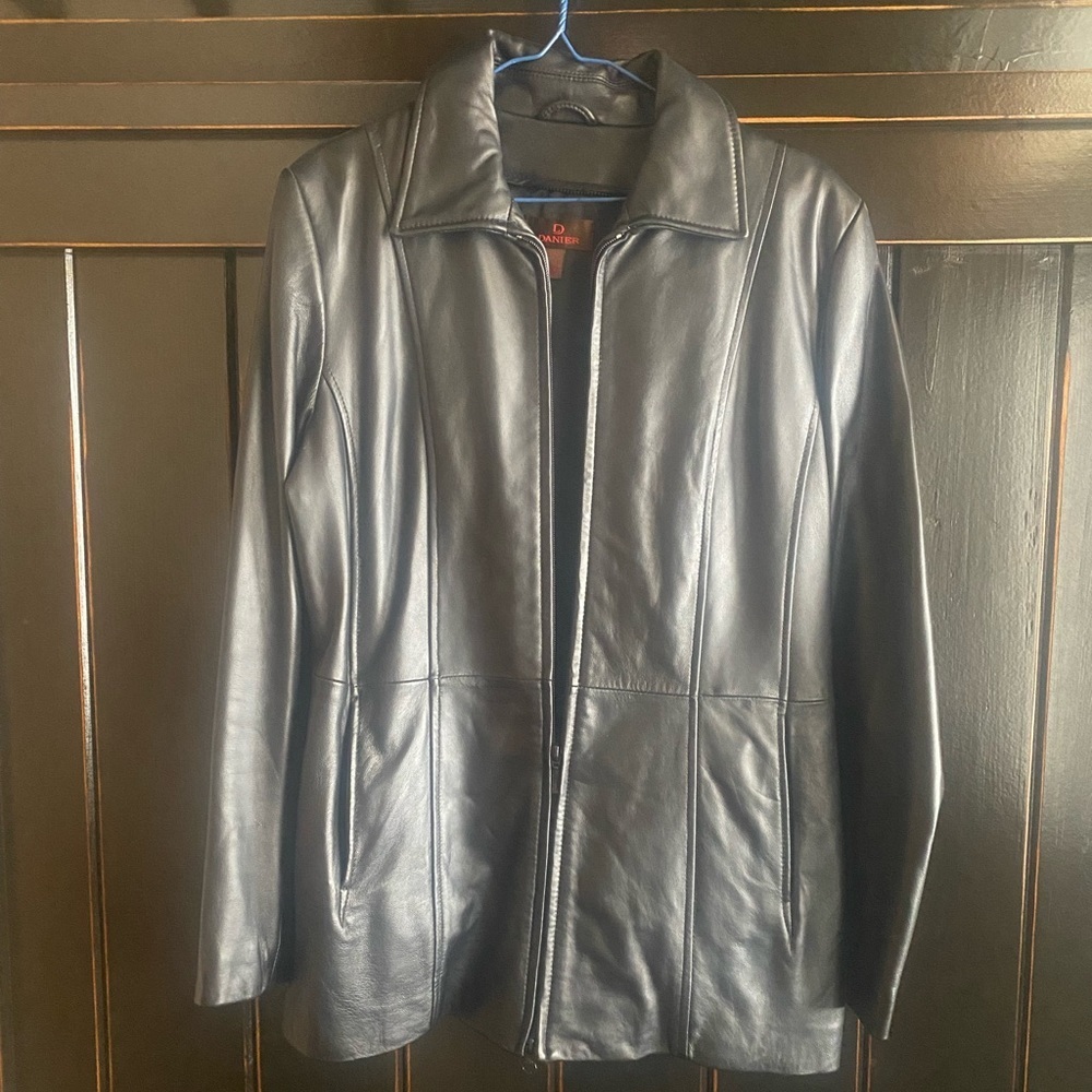 Danier Black Leather Jacket